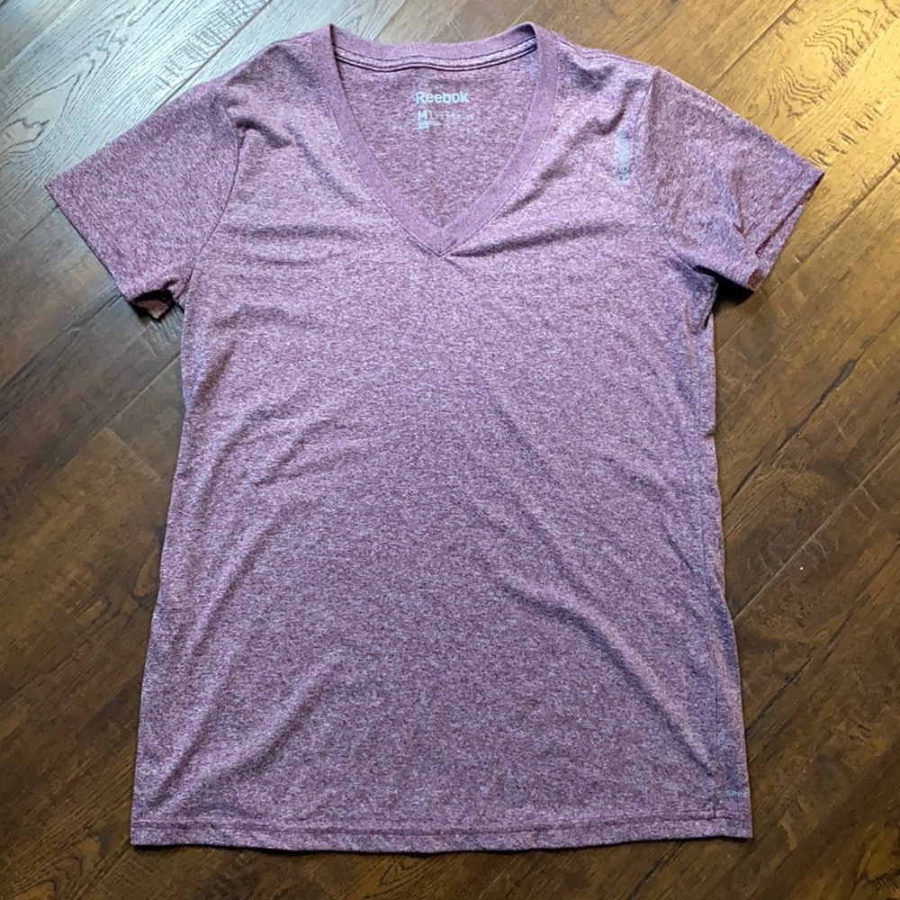 reebok vneck t shirt